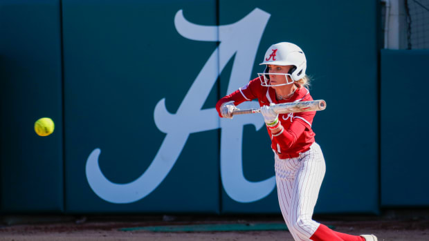 Alabama softball player Alexis Mack